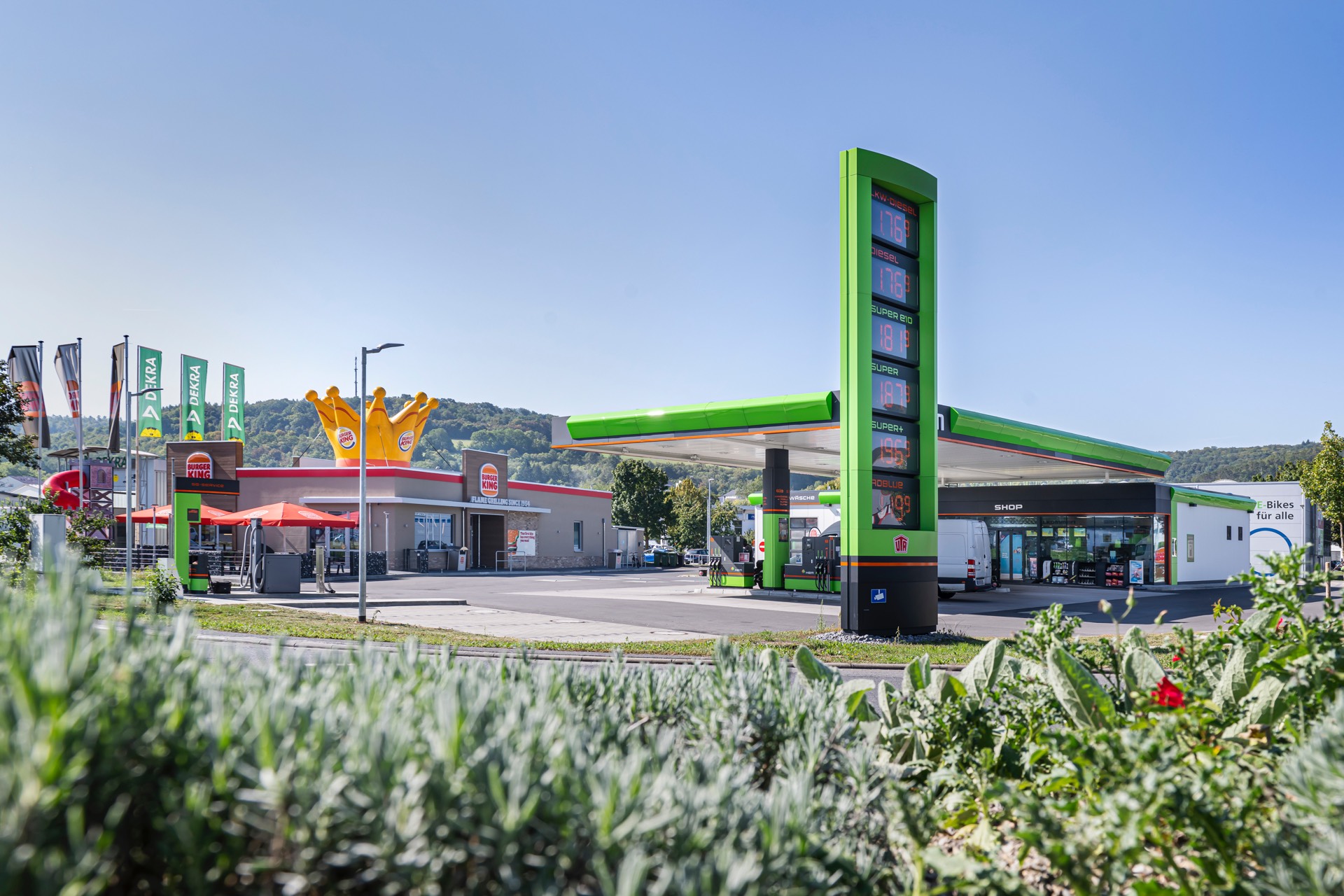 HEM Tankstelle mit Burger King